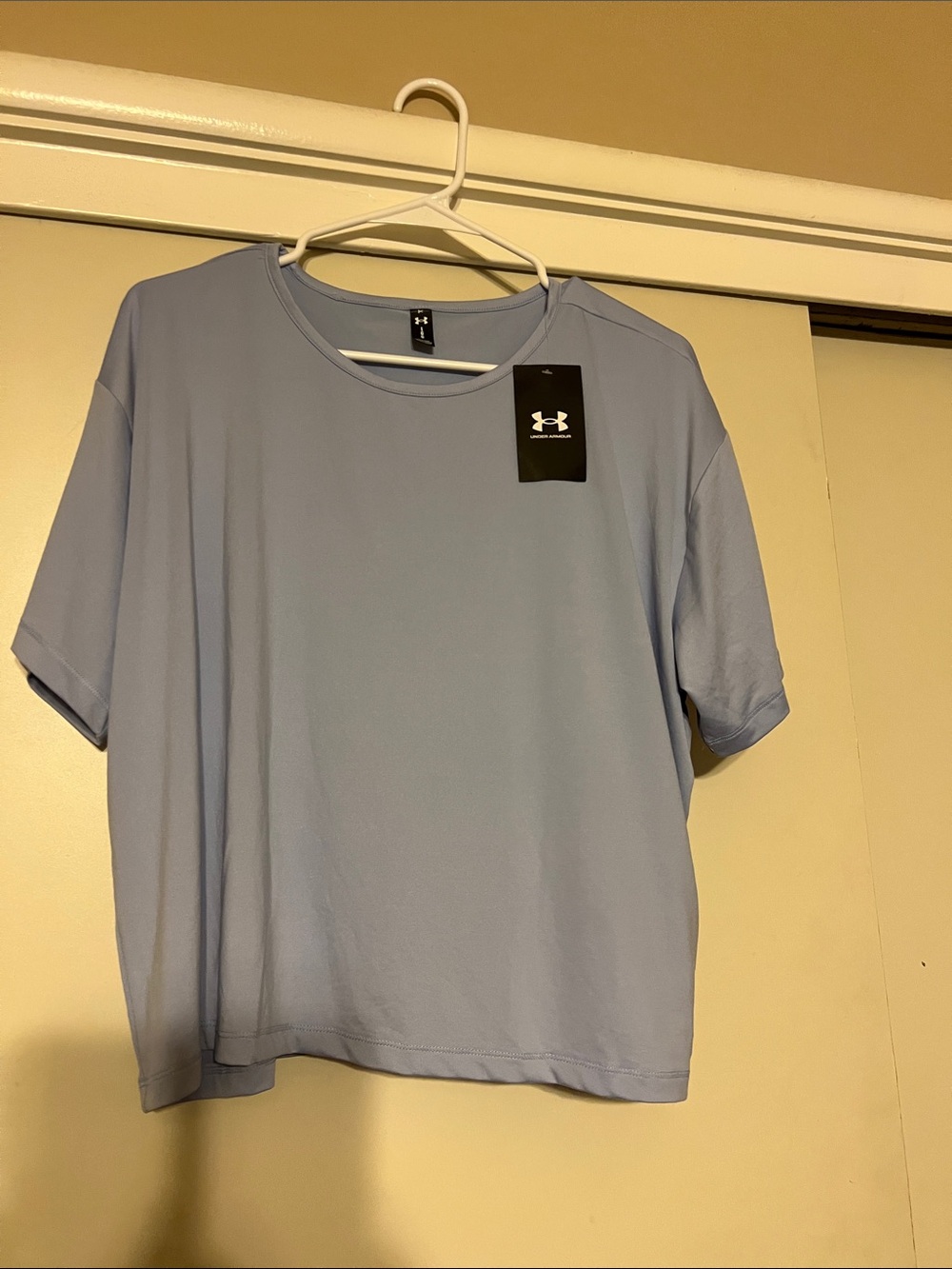 Under Armour Women’s Pale Blue Short-Sleeve Crew Tee